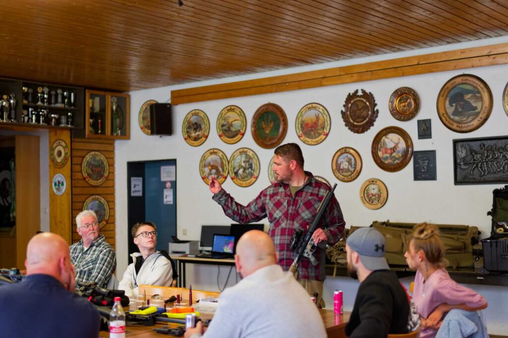 Teilnehmer zeigt Wechselsystem