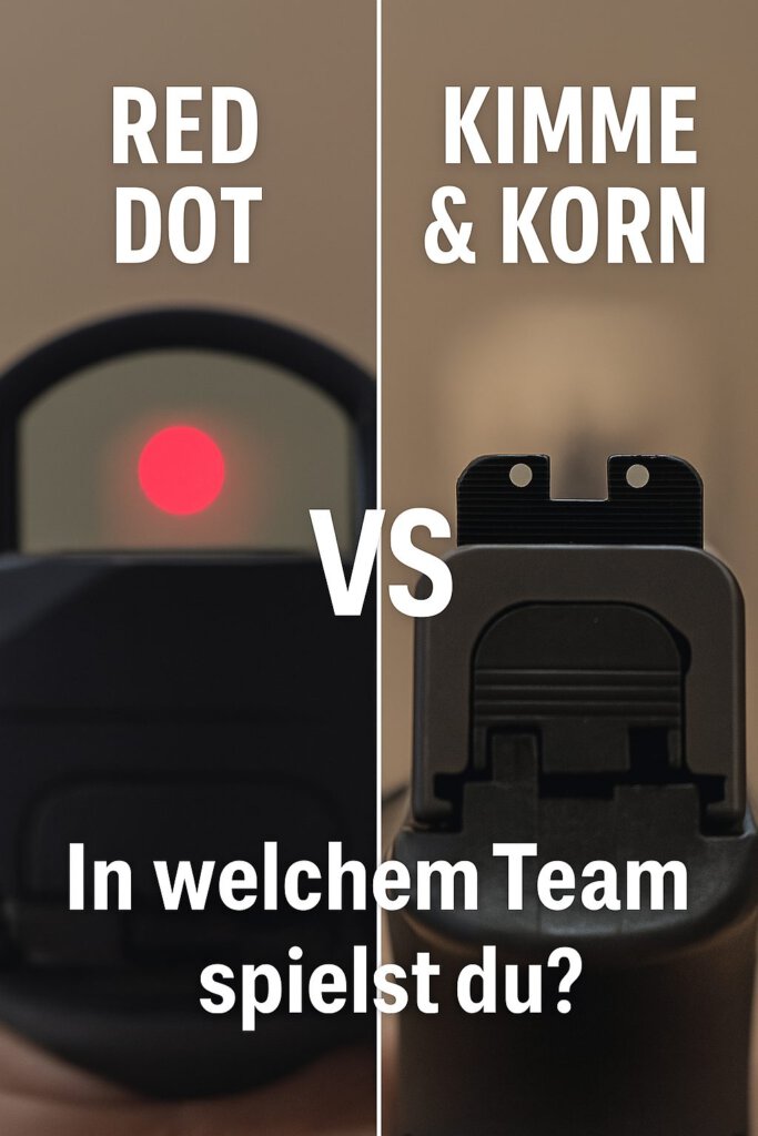 Red Dot vs. Kimme und Korn – Vergleich der Visierarten für Kurzwaffen im Schießtraining